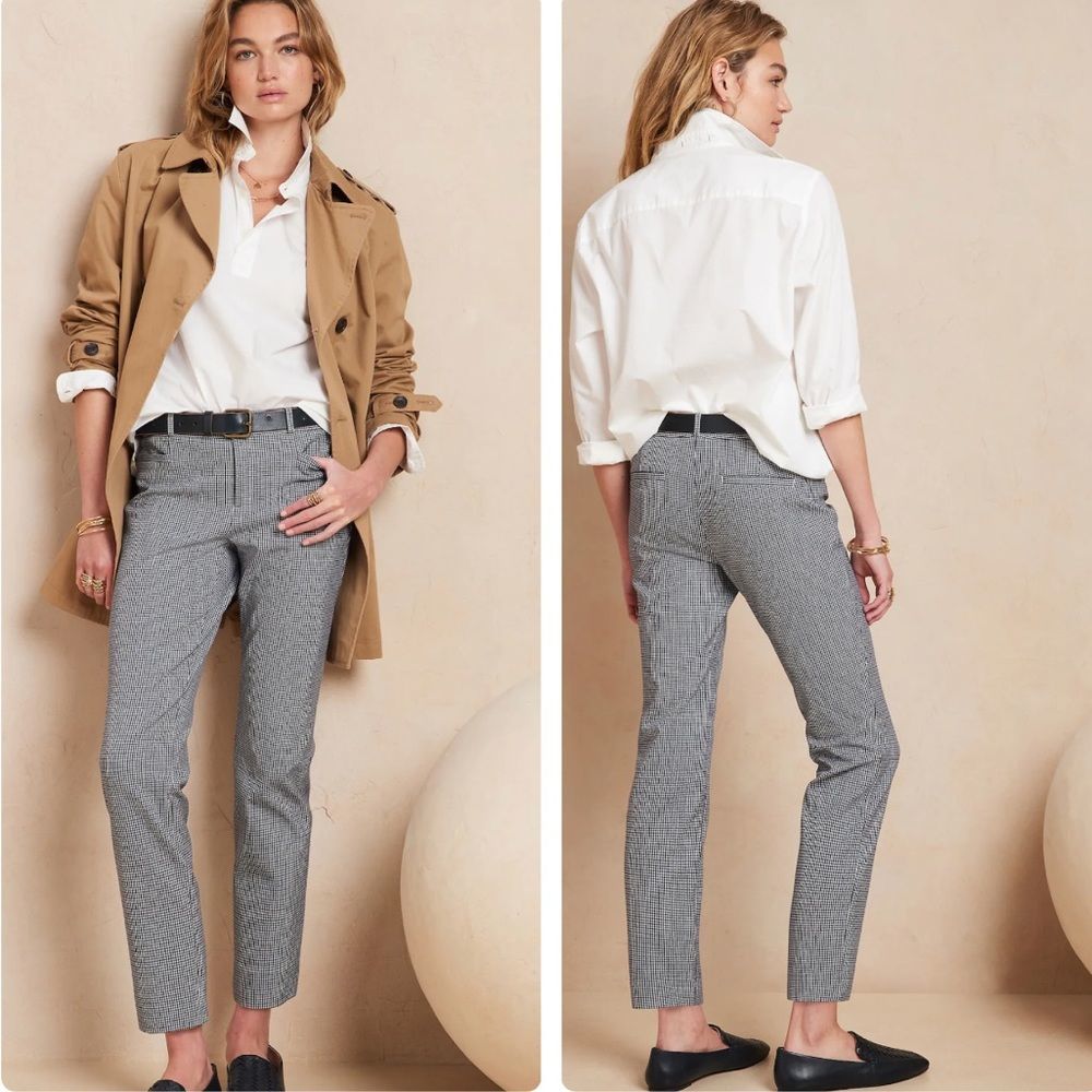 Banana Republic Houndstooth Ankle Pants
